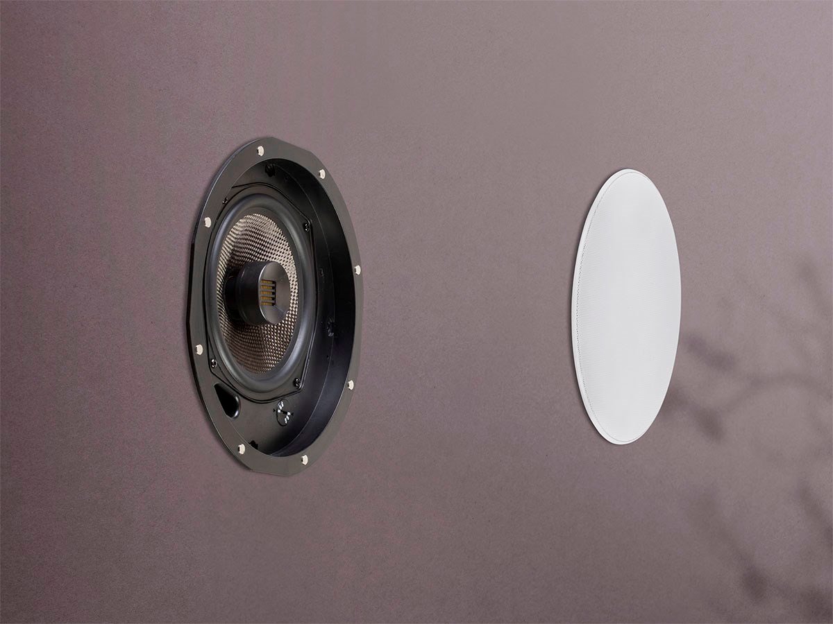 9353円 秀逸 Monoprice Amber in-Wall Speaker 6.5-inch 3-Way Carbon Fiber Column wit
