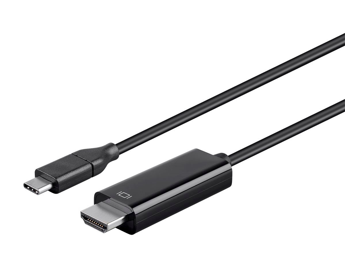 Monoprice USB Type C to HDMI 3.1 Cable 5Gbps, 4K@30Hz, Black, - Monoprice.com