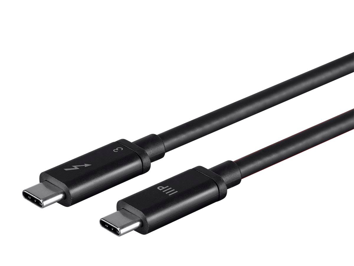 Monoprice Thunderbolt 3 (40 Gbps) USB-C Cable, 100W, 0.5m - main image