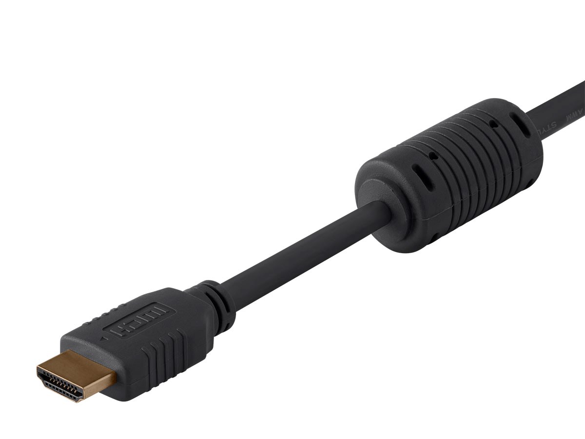 Monoprice 4K High Speed HDMI Cable 15ft - 18Gbps Black - Monoprice.com