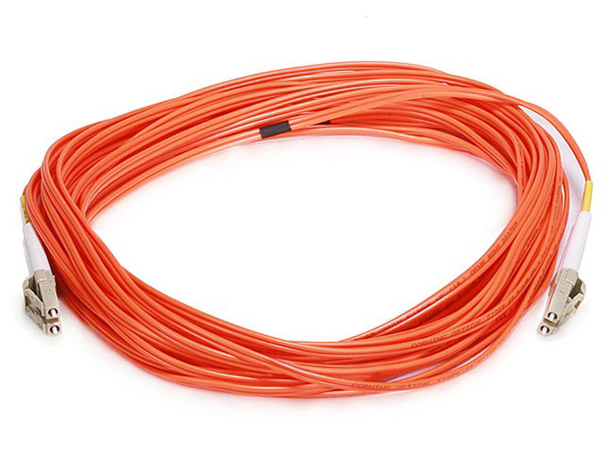 Fiber Optic Cable 10 Meter Orange LC to LC OM1, 62.5/125 Type