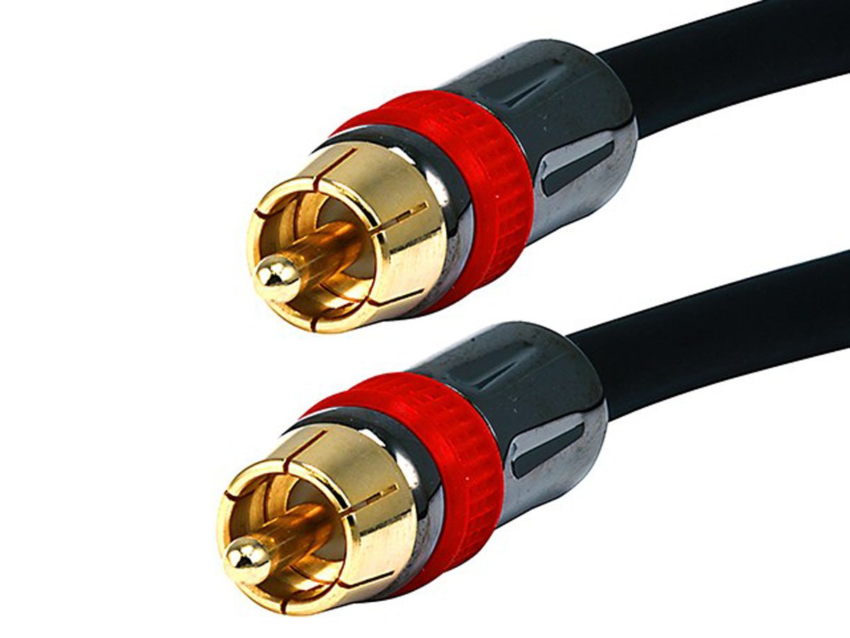 Monoprice 25ft High-quality Coaxial Audio/Video RCA CL2 Rated 
