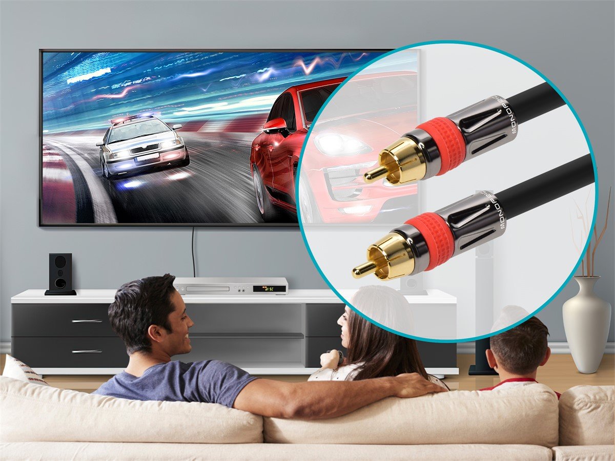 Monoprice 25ft High-quality Coaxial Audio/Video RCA CL2 Monoprice 25ft High-quality Coaxial Audio/Video RCA CL2
