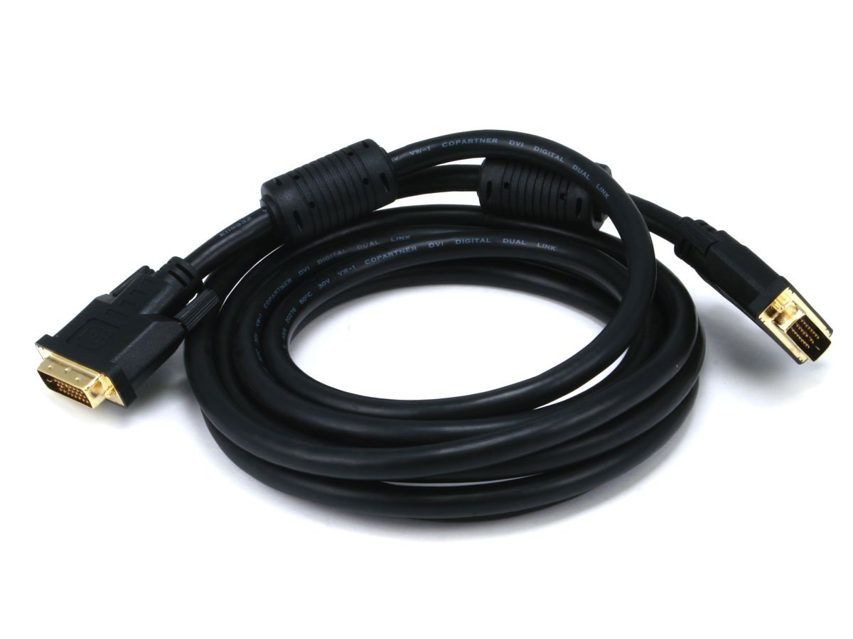 Monoprice 10ft 28awg Cl2 Dual Link Dvi D Cable Black Monoprice Com