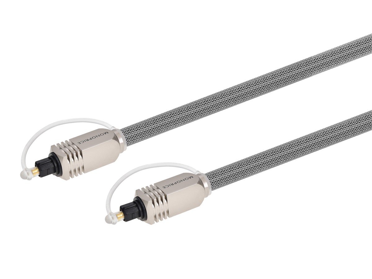 Photos - Cable (video, audio, USB) Monoprice Premium S/PDIF  Digital Optical Audio Cable, (Toslink)