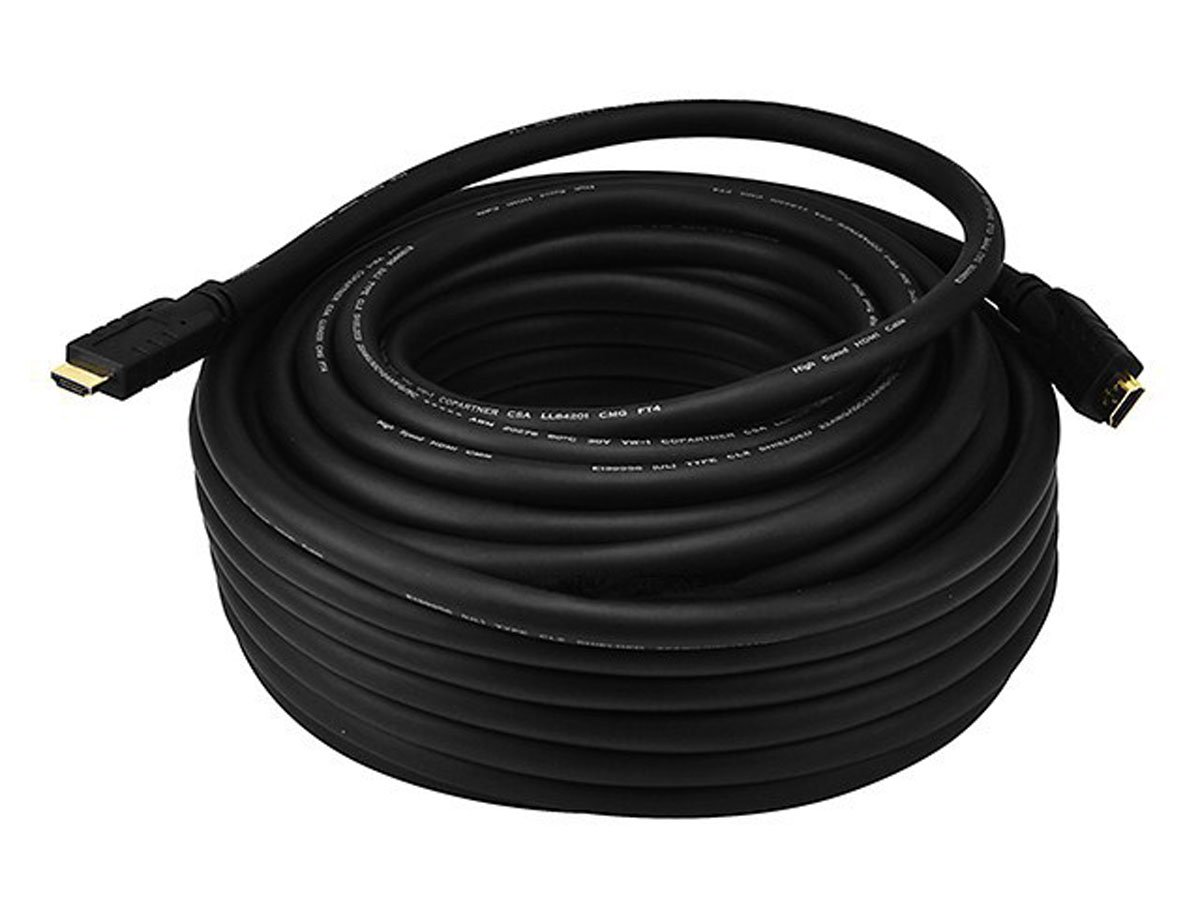 Monoprice 1080i Standard HDMI Cable 75ft - CL2 In Wall Rated 4.95Gbps Black (Commercial Series) - main image