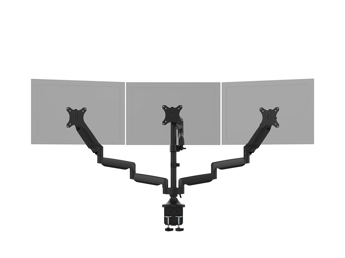 monoprice triple monitor gas spring mount