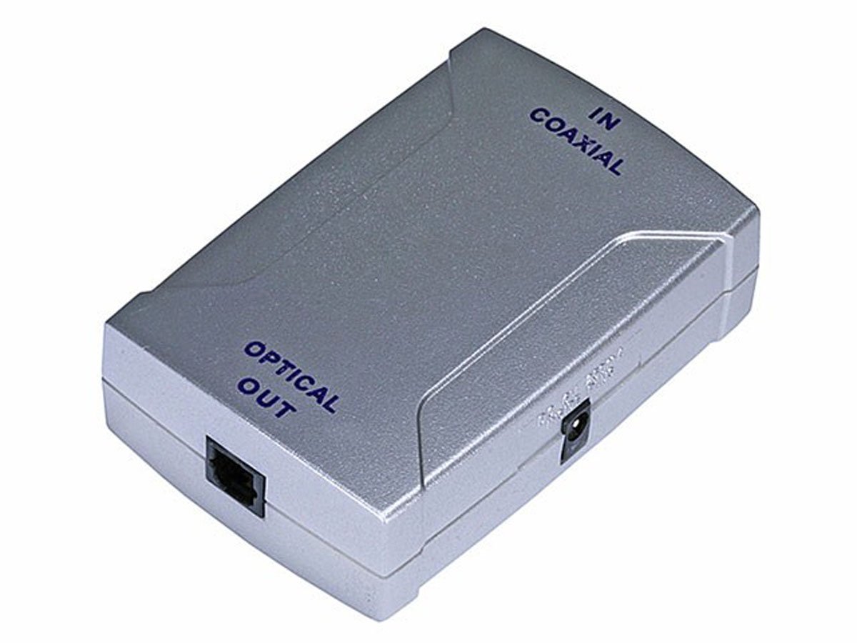 Monoprice Digital Coaxial (RCA) to S/PDIF (Toslink) Digital Optical Audio Converter - main image