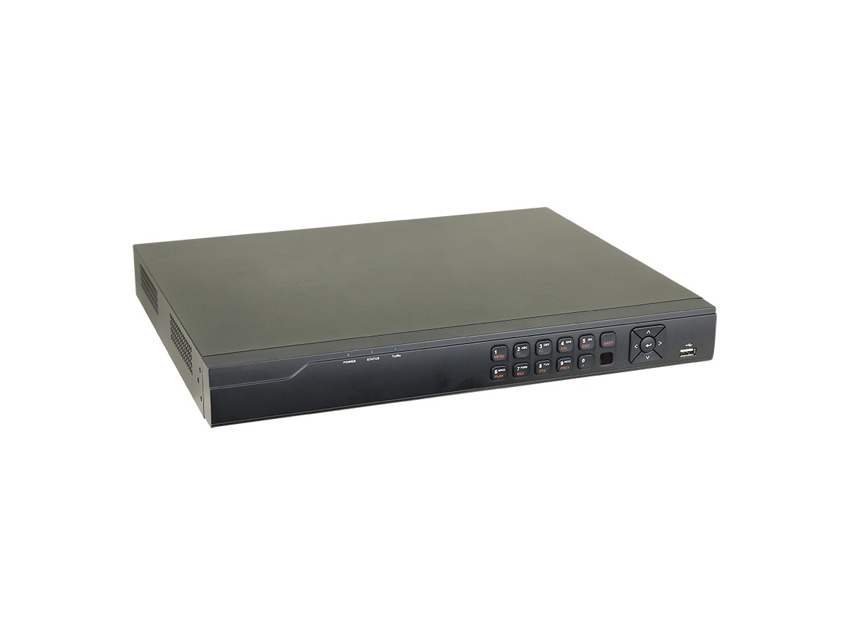 Monoprice 8 Channel DVR up to 5MP HD-TVI, H.265+, 5-in-1 1080P TVI, IP, Analog, ADH, 2 Channel CVI HDMI - main image