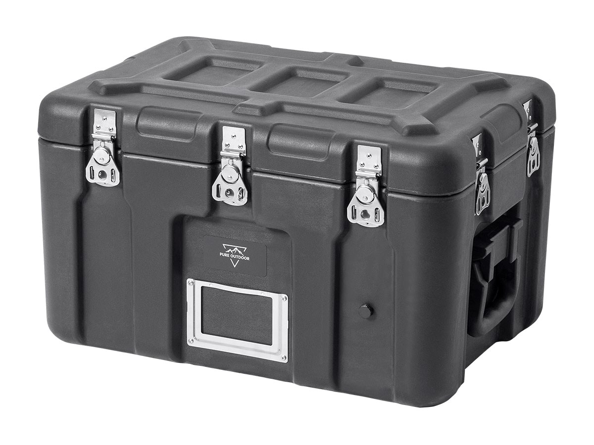 Pure Outdoor by Monoprice Stackable Rotomolded Weatherproof Case with Customizable Foam, 19 x 13 x 12 in - main image