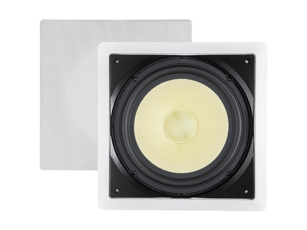 Monoprice Caliber In-Wall Speaker 10in Fiber 300W Subwoofer (each) - main image