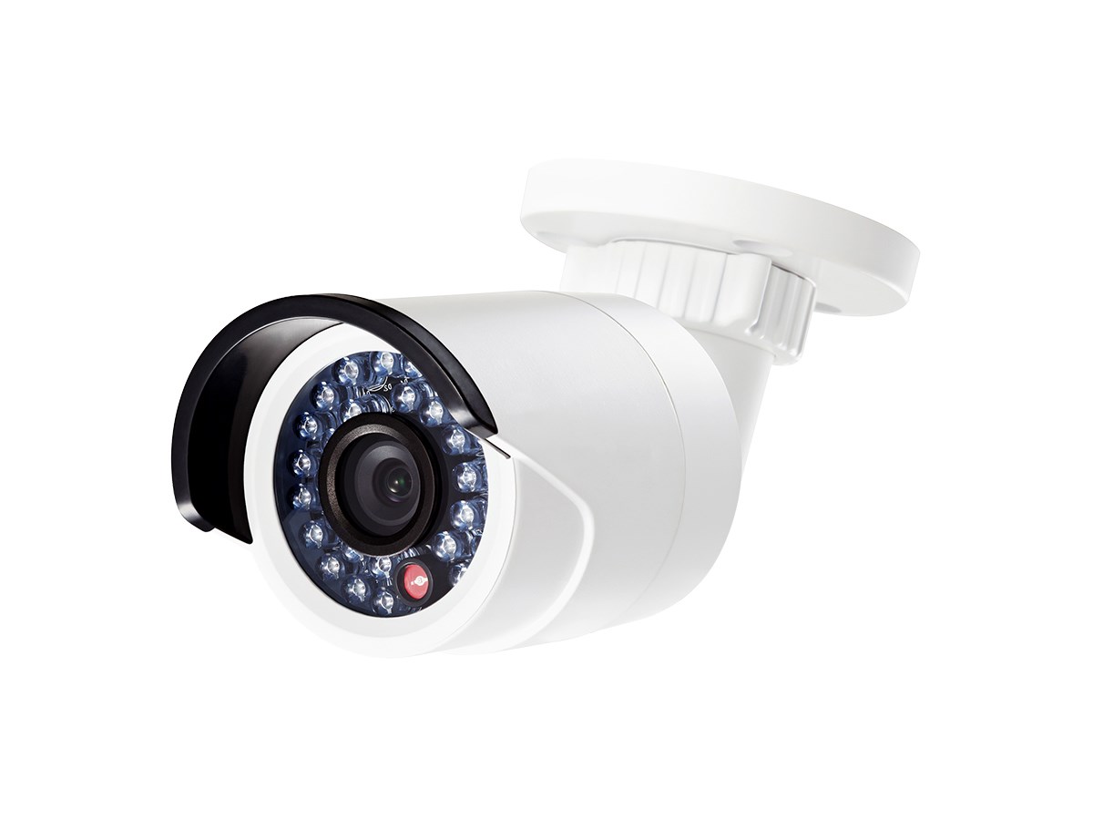 Monoprice 2MP HD-TVI Bullet Security Camera, Energy Efficient, Full HD 1080P, 3.6mm Fixed Lens, 24 IR LEDs up to 65 ft. (20m) - main image