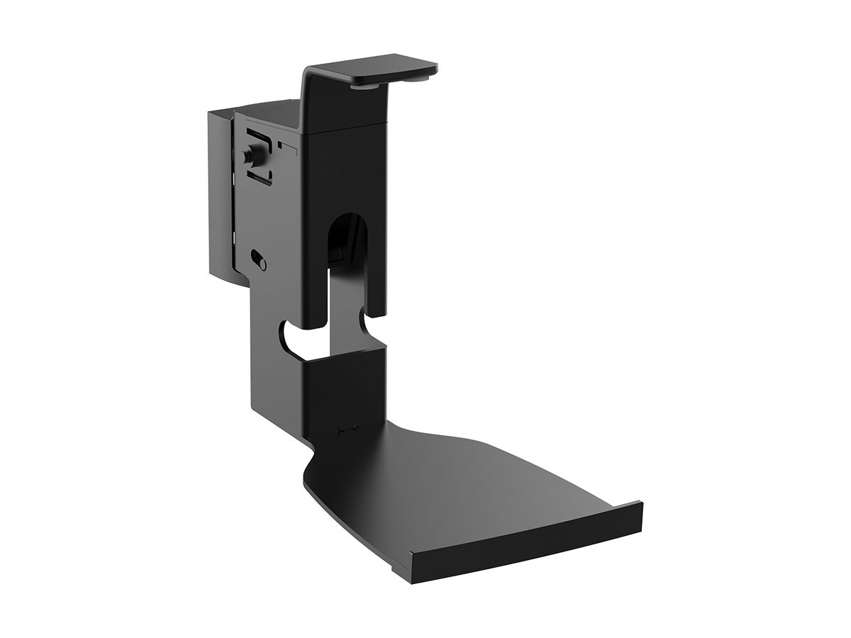 Monoprice Premium Fixed Wall Mount for SONOS Play:5 Speakers Black with Cable Management and Stable Base for Home Theater 