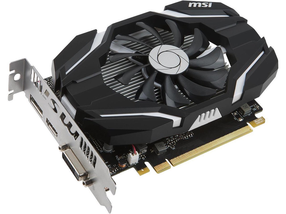 MSI GeForce GTX 1050 Ti DirectX 12 GTX 1050 Ti 4G OC 4GB 128-Bit GDDR5 ...