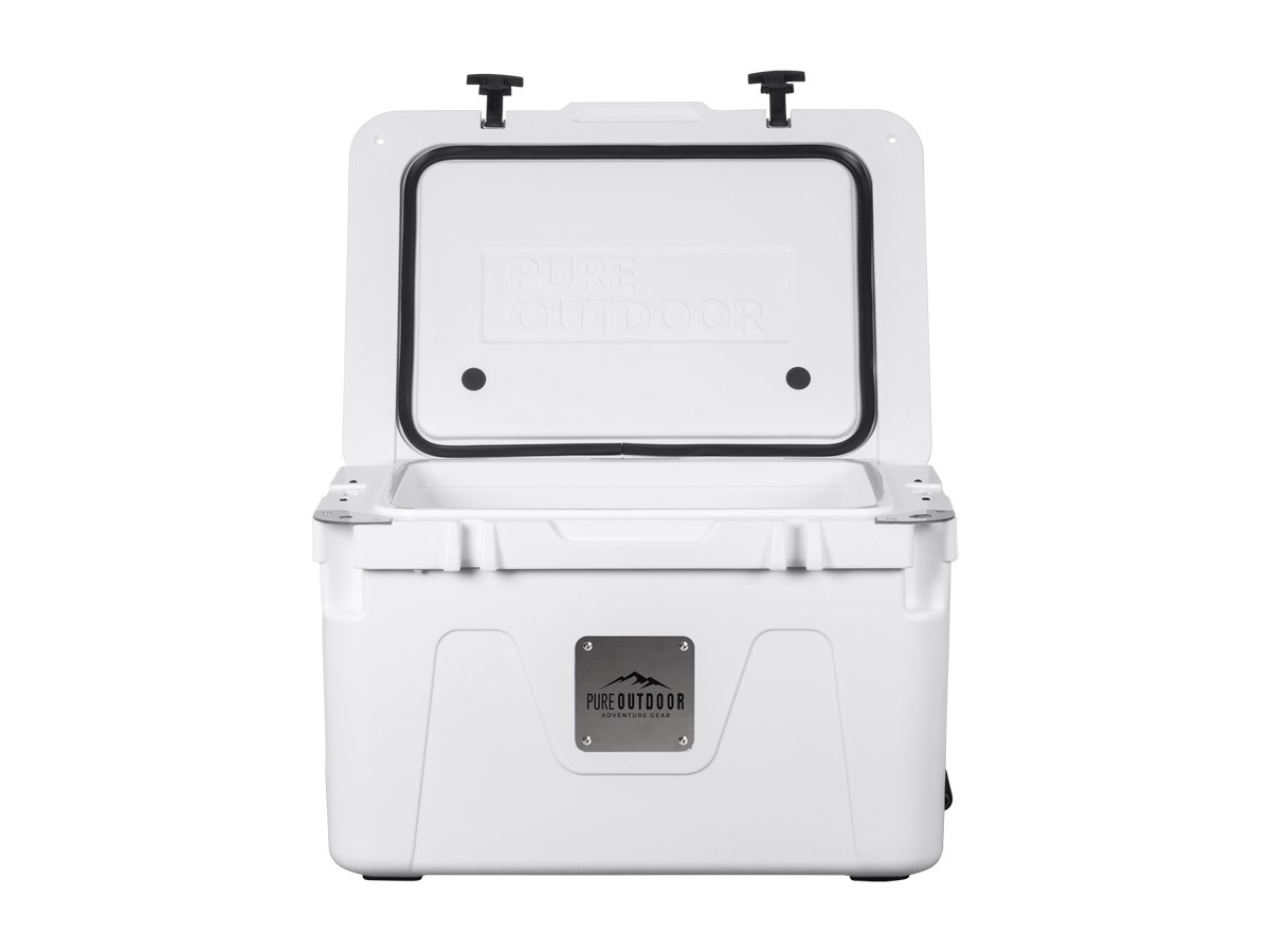 Gray Monoprice Emperor 50 Liter Cooler Securely Sealed Pure Outdoor 