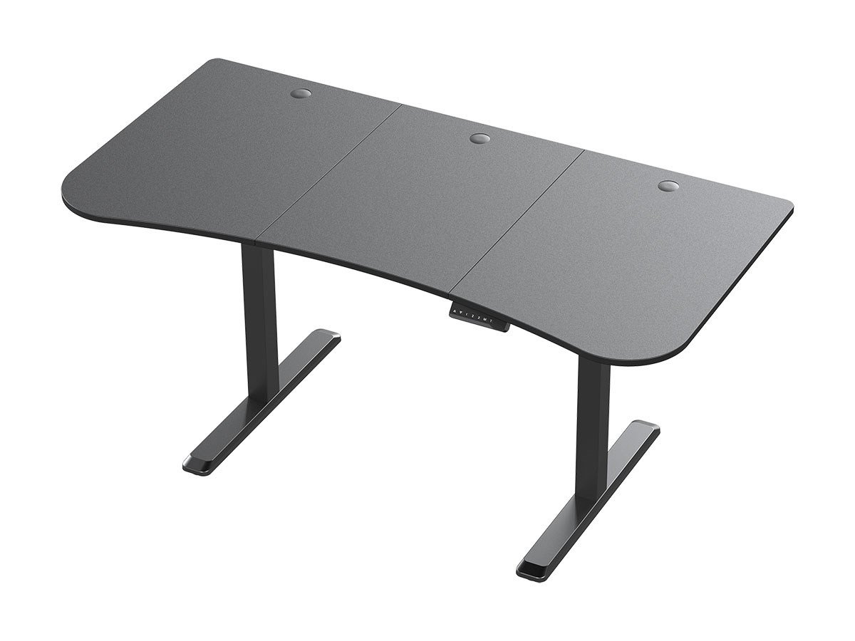 VIVO Electric 60 x 30 Stand Up Desk, Black Concealed Cable Table