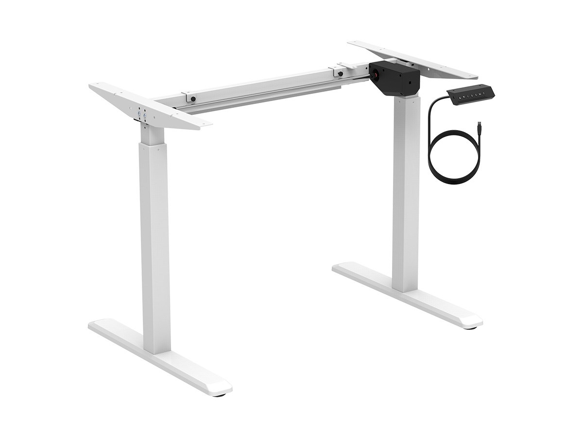 Monoprice Sit-Stand Single Motor Height Adjustable Table Desk Frame,  Electric, Gray 