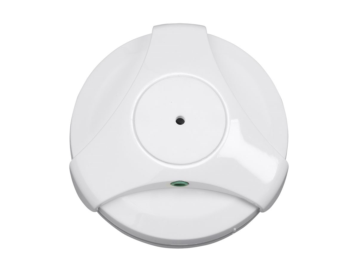 From STITCH Smart Home Collection Monoprice Wireless Smart Water Leak/Flood Sensor No Hub Required White With Probe and Alarm