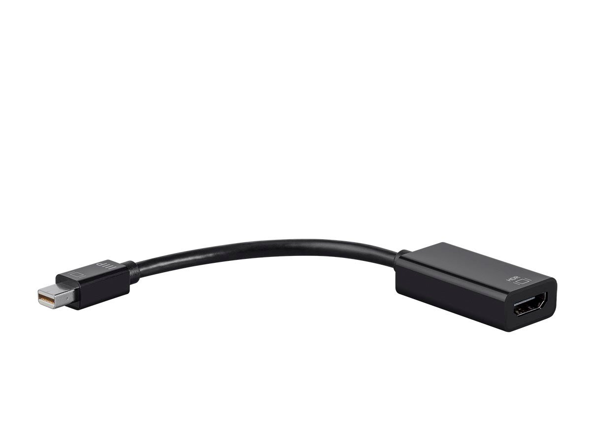 Monoprice Mini DisplayPort 1.2a to 4K@60Hz HDMI Active HDR Adapter, Black - main image