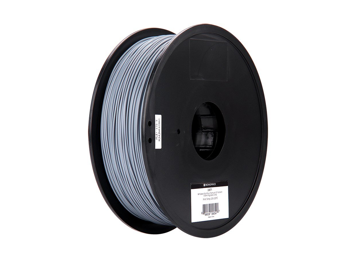 Monoprice MP Select PLA Plus+ Premium 3D Filament 1.75mm 1kg/spool ... - 338711
