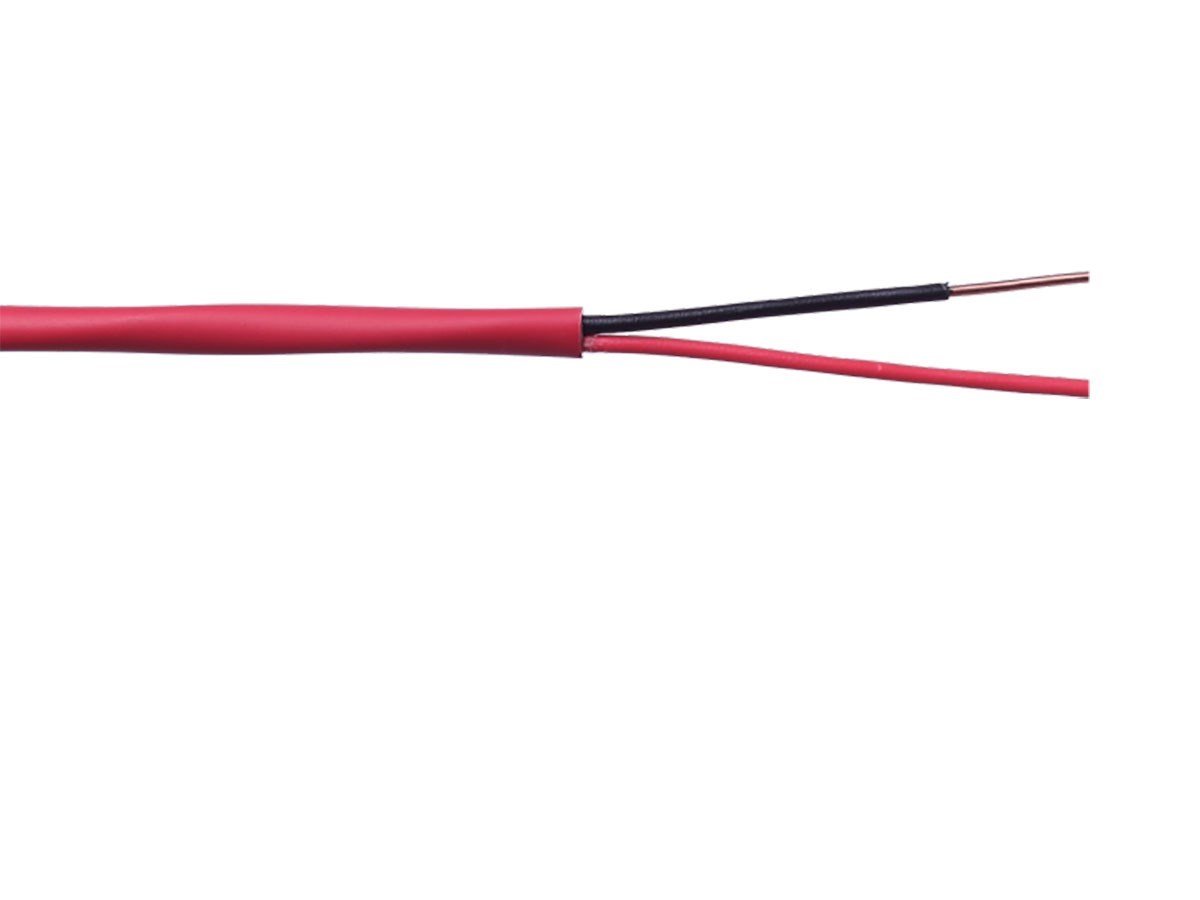 Syston 18/2 Solid Unshielded Fire Alarm Cable (UL)/FPLP/CL3P/C(UL)/FT6 Red 1000ft Spool - main image