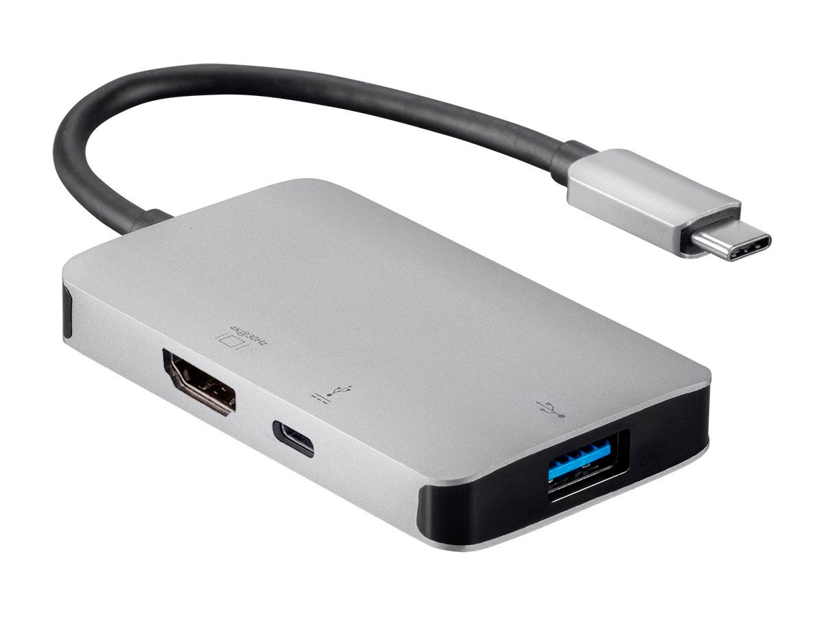 Monoprice Consul Series USB-C HDMI Adapter with USB 3.0, USB-C 100W PD 3.0 - main image