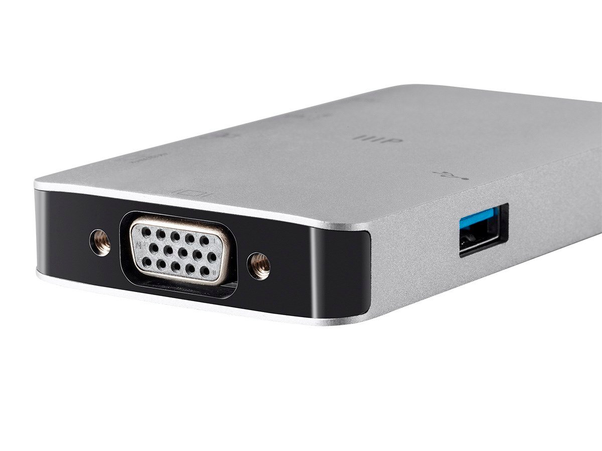 Monoprice USB USB-C to 4K HDMI Single Link DVI and VGA Passive