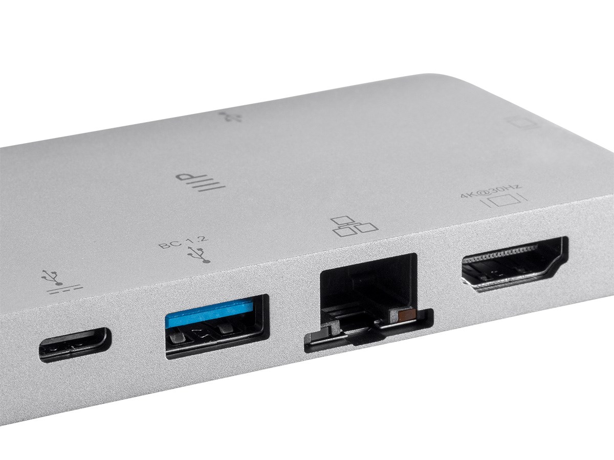 Monoprice Consul Series USB-C HDMI Adapter with VGA, Gigabit Ethernet ...
