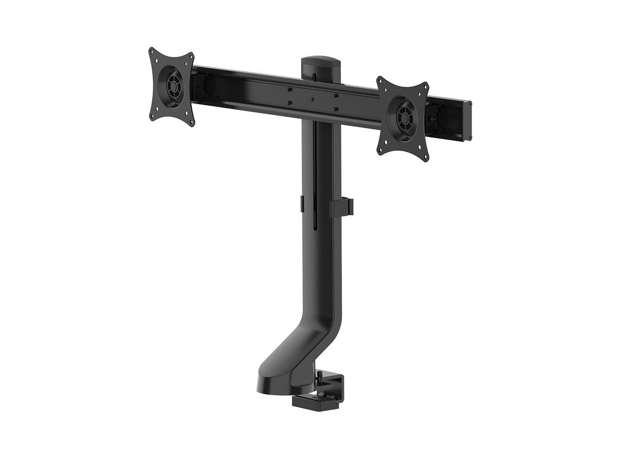 Workstream by Monoprice Dual Monitor Low Profile Flat-Clamp Mount for Screens Up to 27in - main image