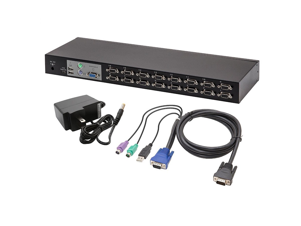 8-Port USB PS/2 Combo KVM Switch - Monoprice.com