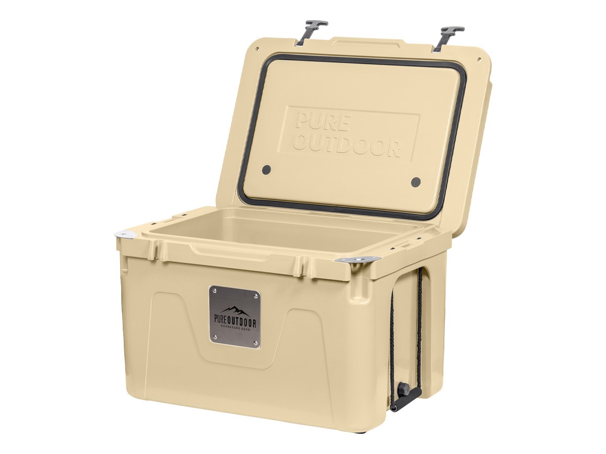 Pure Outdoor by Monoprice Emperor 50 Rotomolded Portable Cooler 13.2 Gal, Tan - main image
