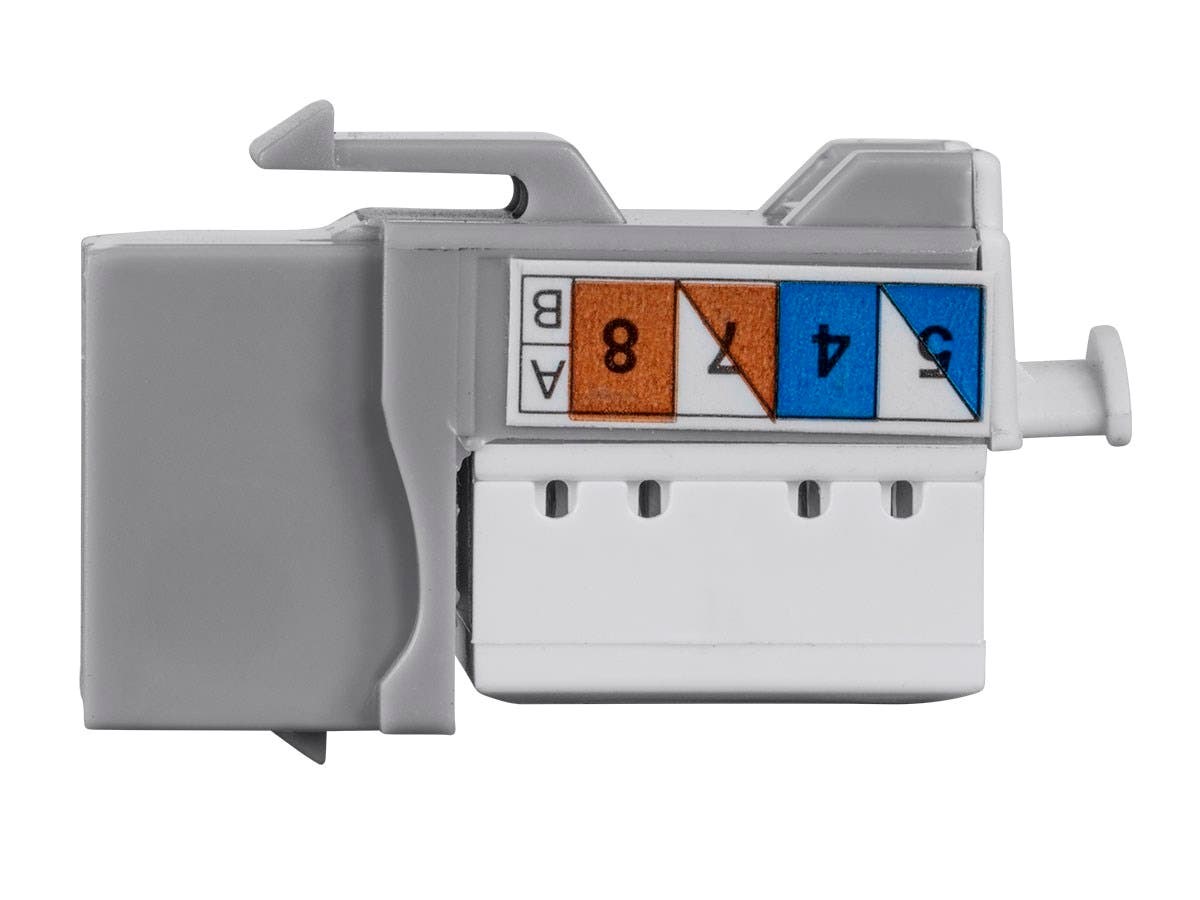 Monoprice Cat6A RJ45 Dual IDC 90Degree Keystone Jack for 2226AWG