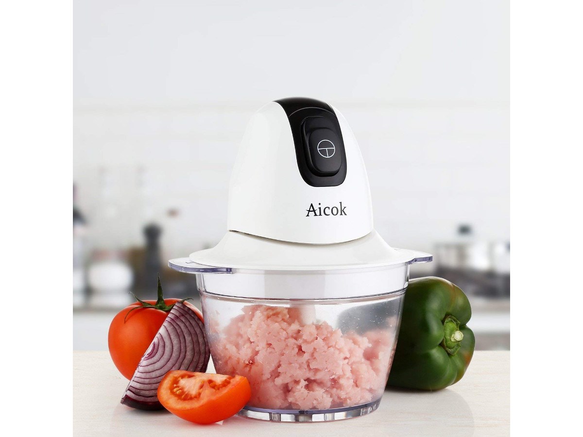 Aicok Food Processor, Electric Food Chopper, Compact and Powerful Mini