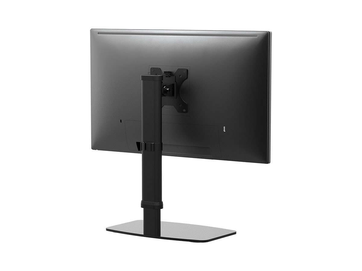 Workstream by Monoprice Dual Monitor Low Profile Flat-Clamp Mount for  Screens Up to 27in 