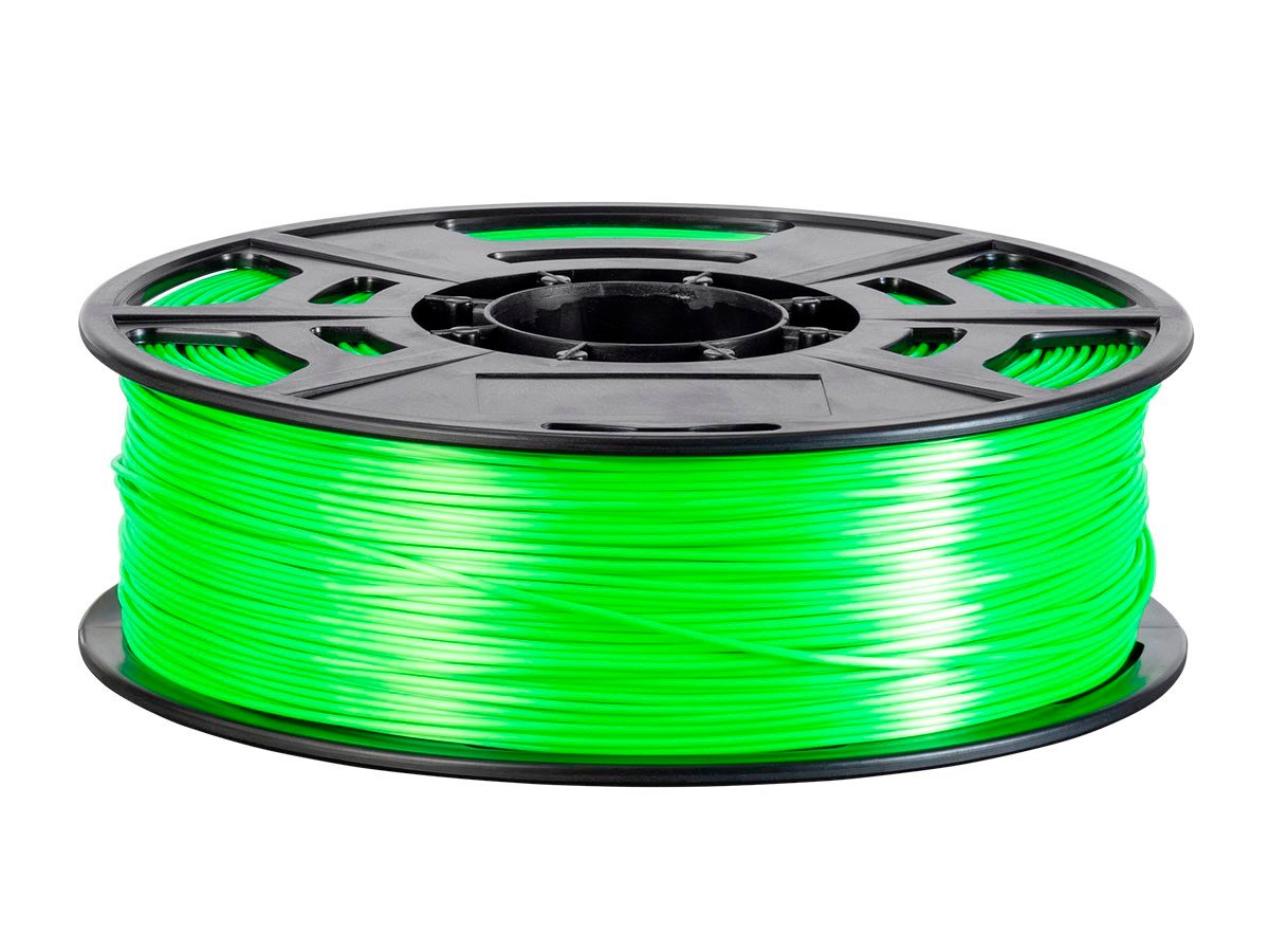 Monoprice Hi-Gloss 3D Printer Filament PLA 1.75mm 1kg/spool, Green ... - 362783