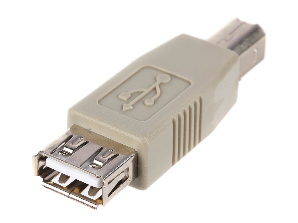 Monoprice USB 2.0 A Female/B Male Adapter - main image