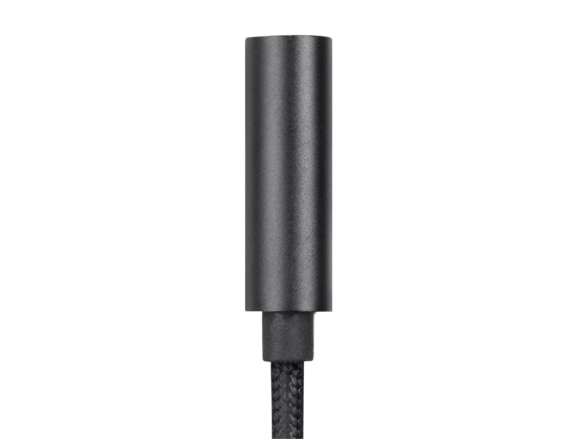  Monoprice MFi Certified Lightning to 3.5mm Jack Audio Adapter -  Nylon Braided, Black : Electronics