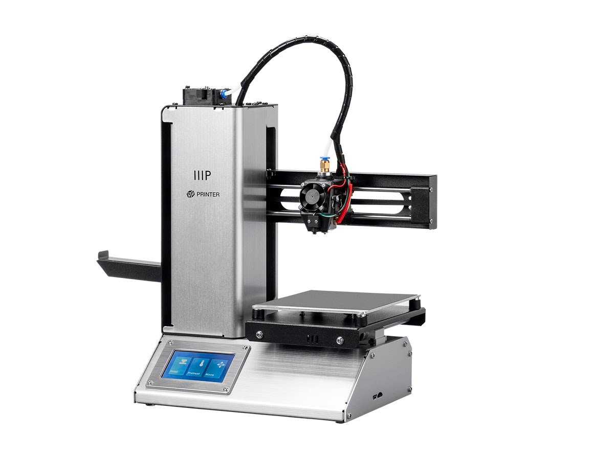 Monoprice MP Select Mini Pro 3D Printer, Aluminum with Auto Leveling ... - 366971