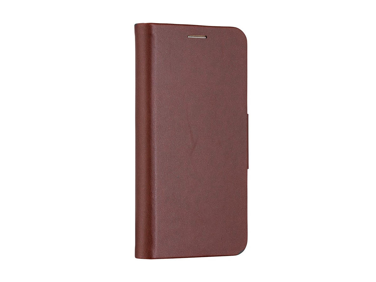 FORM by Monoprice iPhone XS Vegan Leather Wallet Case, Brown - main image