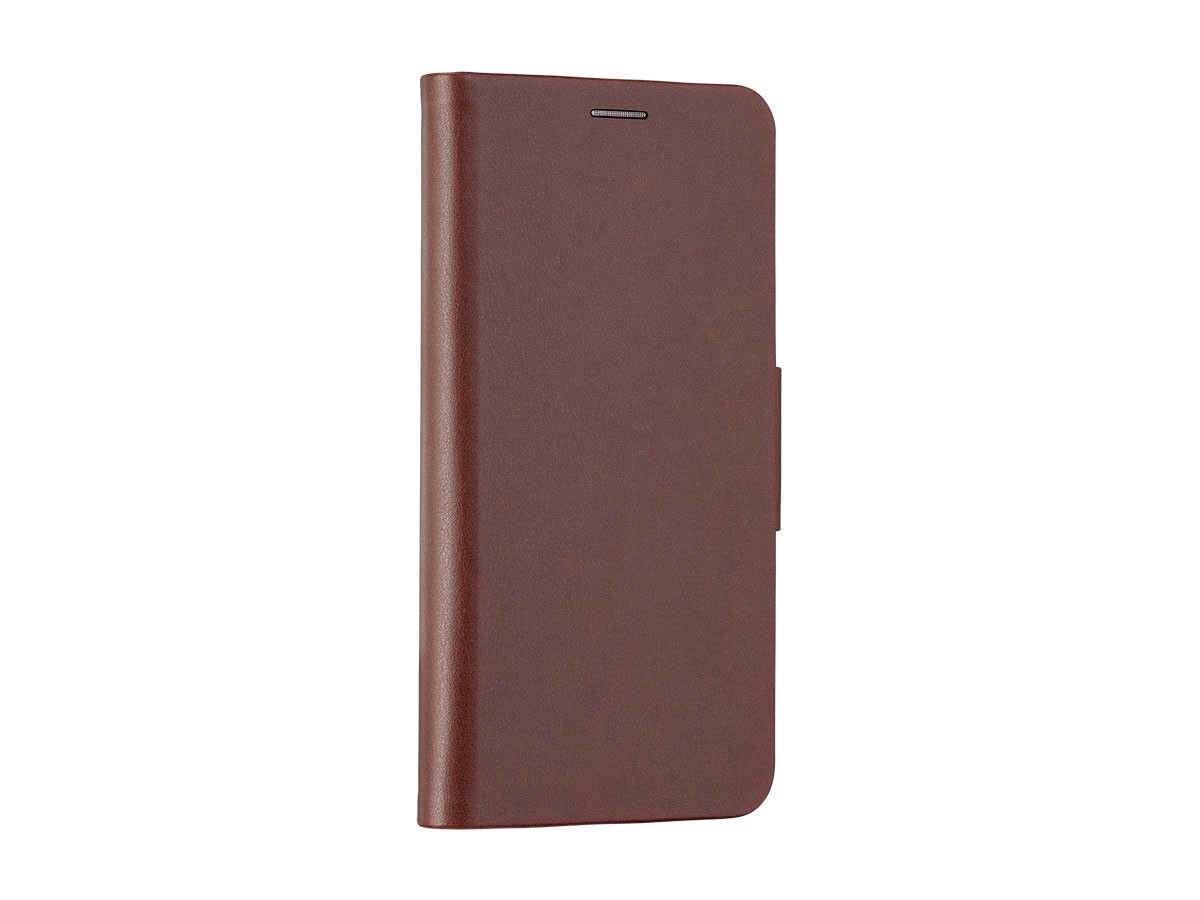 FORM by Monoprice iPhone XS Max Vegan Leather Wallet Case, Brown - main image