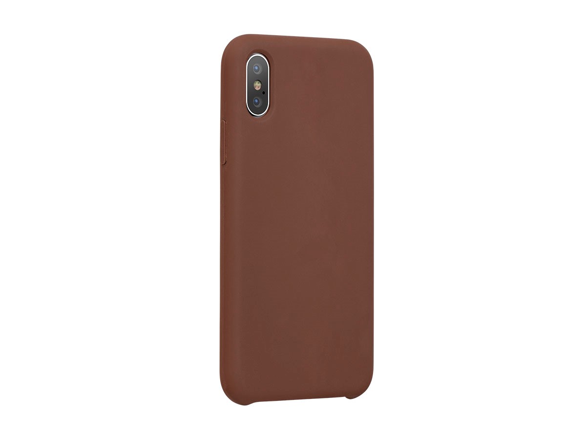 FORM by Monoprice iPhone XS Soft Touch Case, Brown - main image