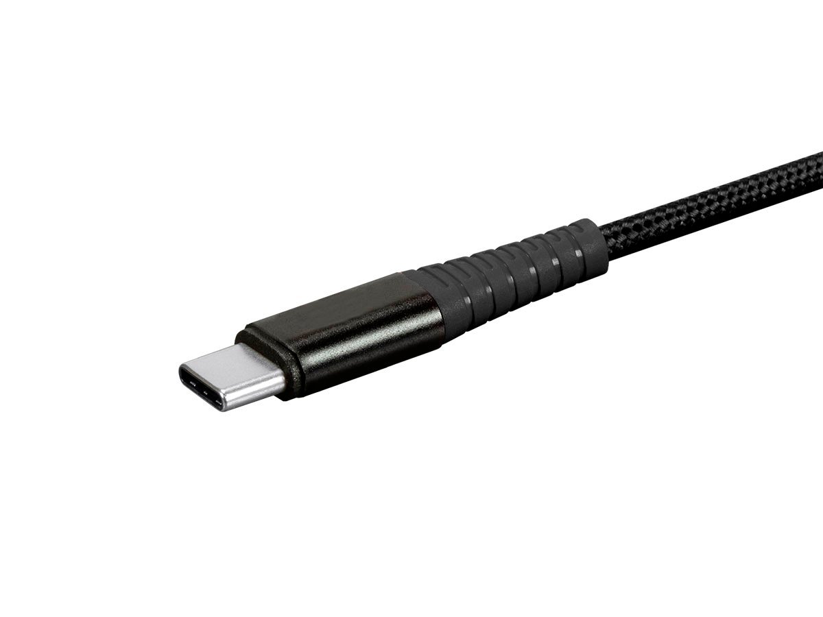  Monoprice MFi Certified Lightning to 3.5mm Jack Audio Adapter -  Nylon Braided, Black : Electronics