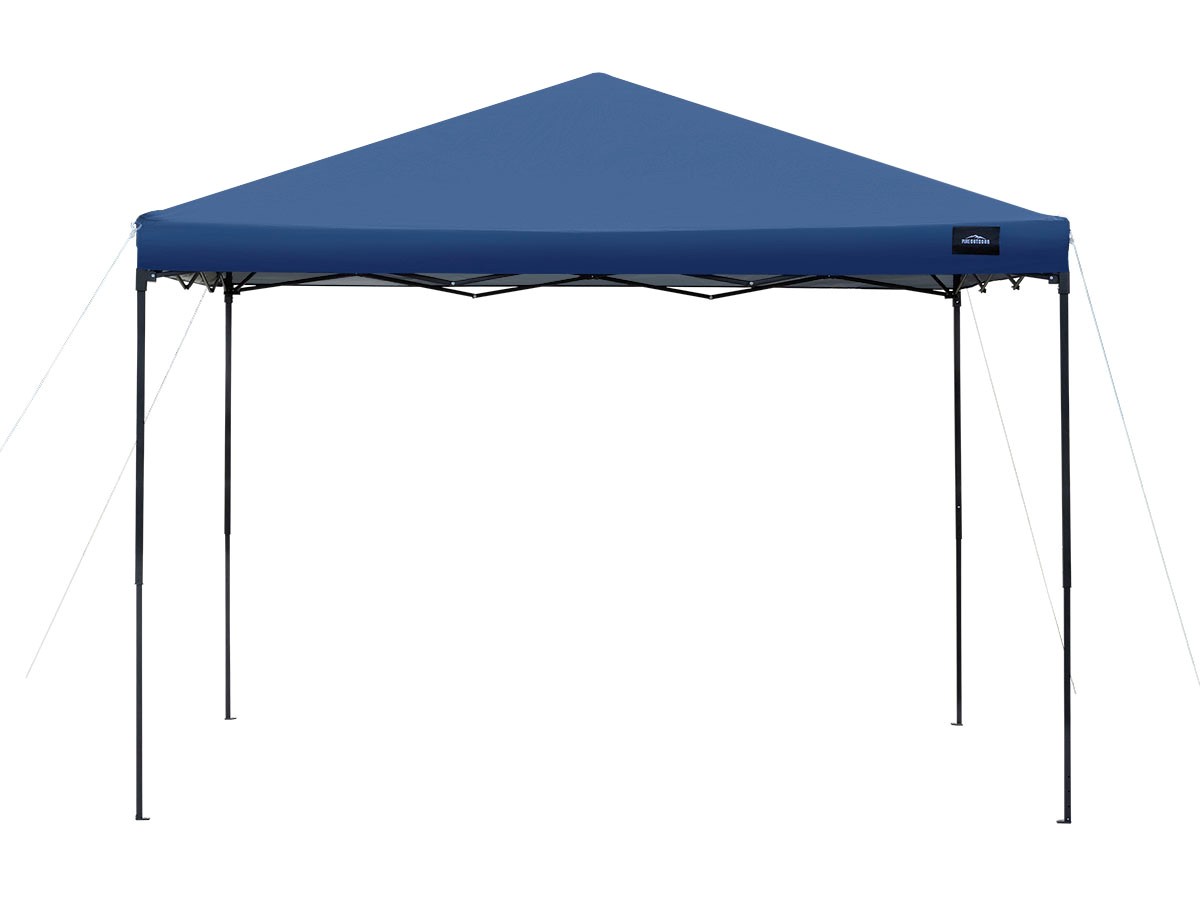 Pure Outdoor by Monoprice 10 x 10ft Easy Setup Foldable Pop-up Canopy Tent (Blue) - main image
