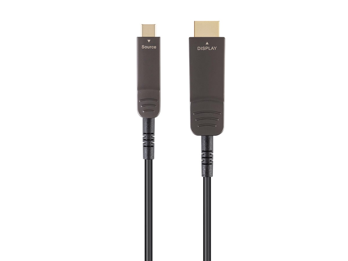 Monoprice SlimRun AV USB 3.1 Type-C to HDMI Video Cable, 30ft, 4K@60Hz, Fiber Optic, AOC - main image