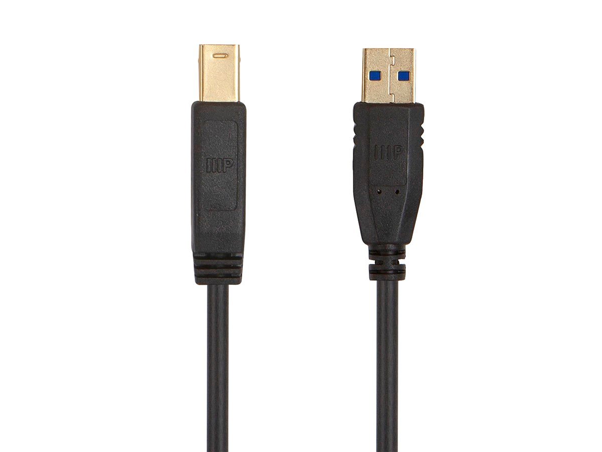 Monoprice Select USB 3.0 Type-A to Type-B Cable, 3ft, Black - main image