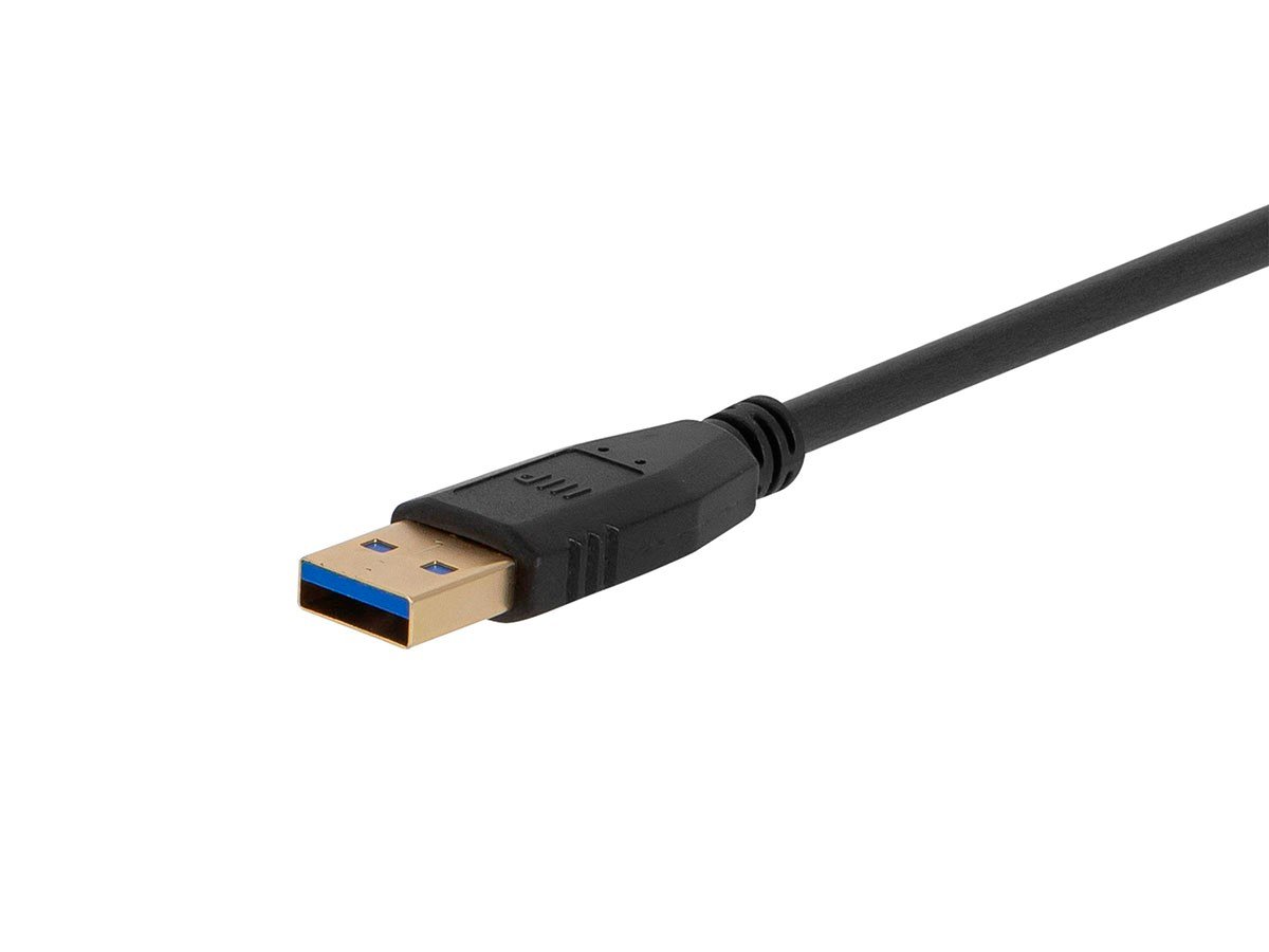 USB-C Type A to C USB 3.0 3ft Black Cable