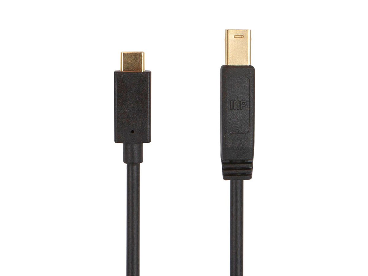 Monoprice Select USB 3.0 Type-C to Type-B Cable, 1.5ft, Black - main image