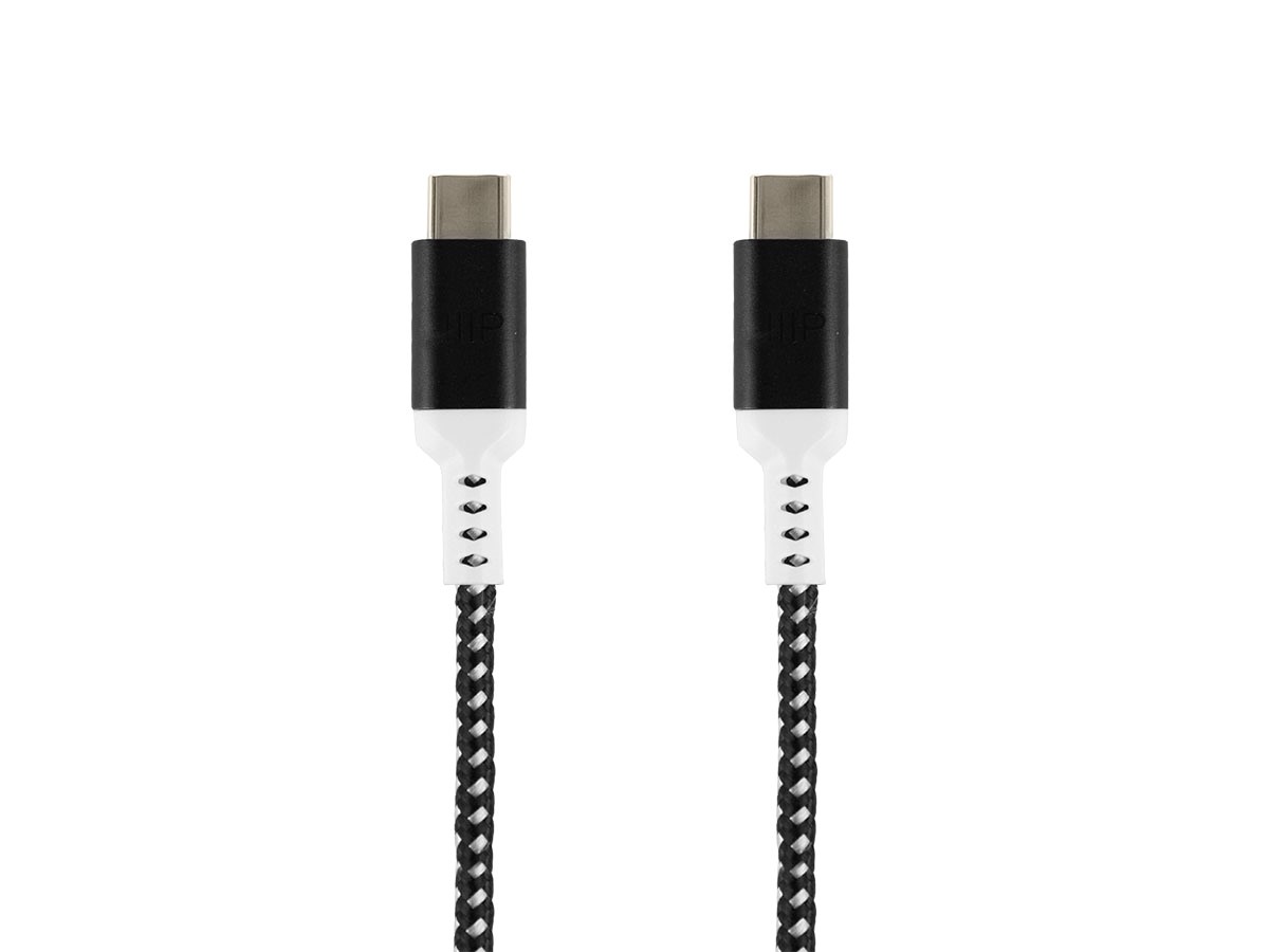 Monoprice Stealth Charge & Sync USB 2.0 Type-C to Type-C Cable, Up to 3A/60W, 3ft, White, 3-Pack - main image