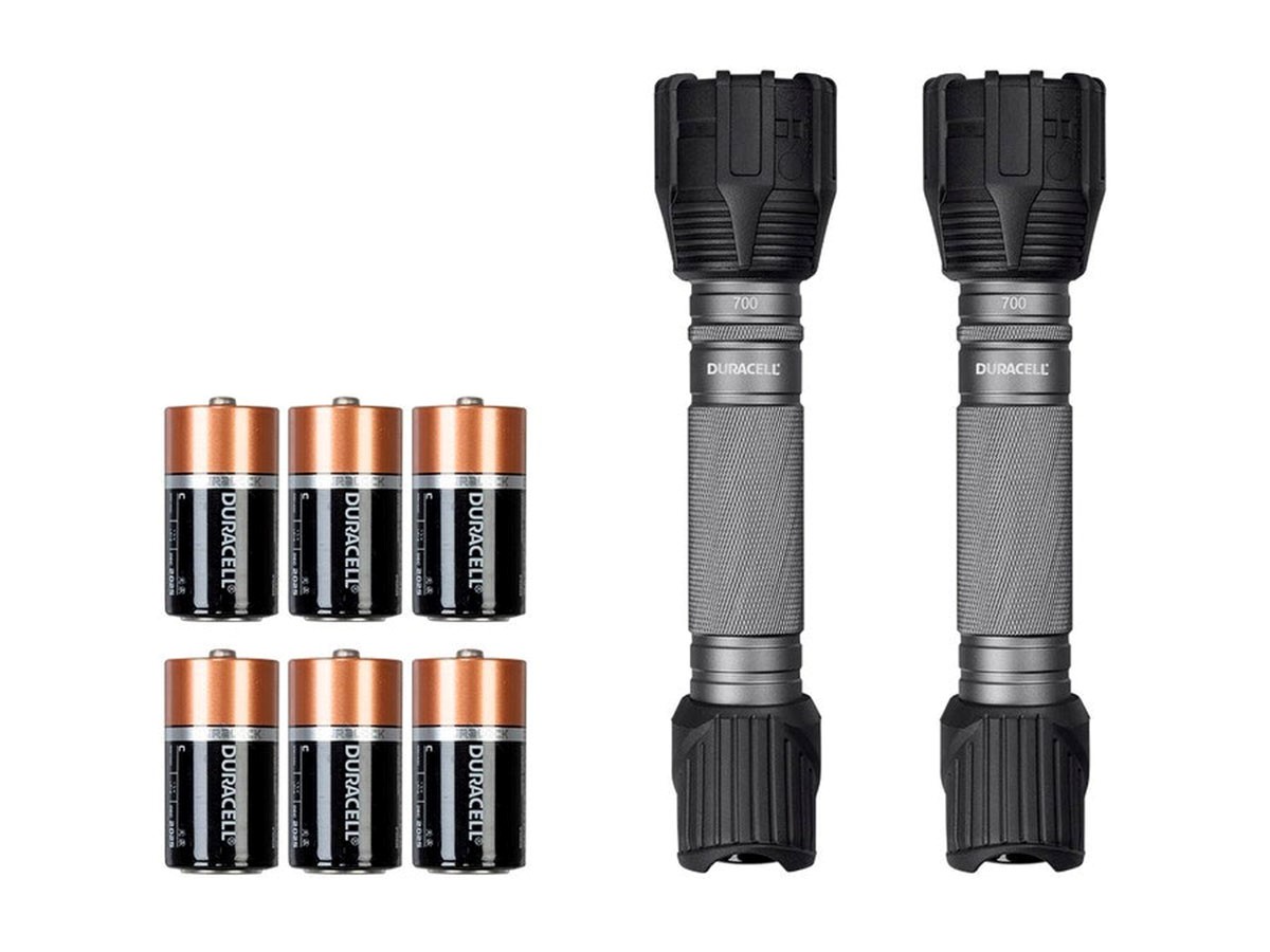 Duracell 700 Lumen Flashlight with Zoom, 3C (Batteries Included) 2 Pack