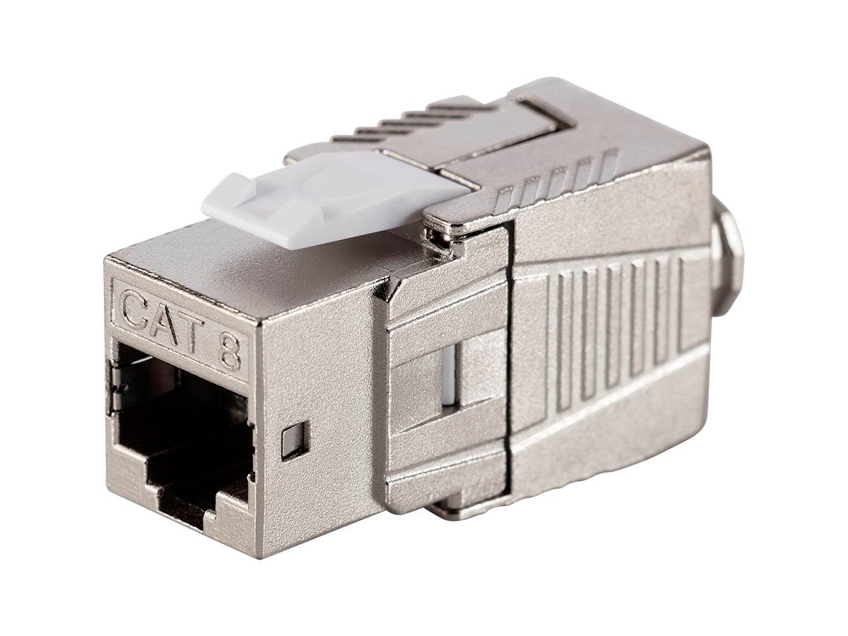 Monoprice CAT8 RJ45 Shielded Toolless Keystone